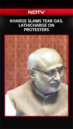 CJP Delhi Protests | Kharge Loses Cool In Parliament, Slams Tear Gas, Lathicharge On Protesters