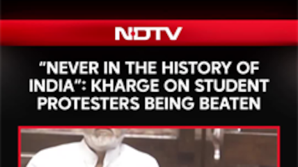 'Never Happened In The History Of India": Kharge On Student Protesters Being Beaten