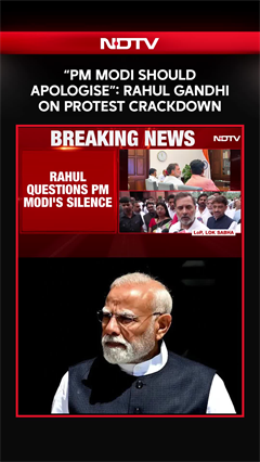 "PM Modi Should Apologise": Rahul Gandhi On CJP Protest Crackdown