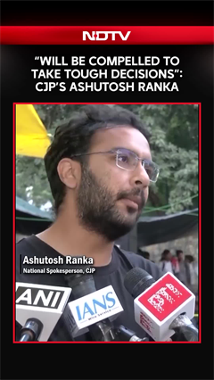 CJP Protest | "Will Be Compelled To Take Tough Decision": CJP Spokesperson Ashutosh Ranka