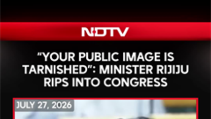 Kiren Rijiju Rips Into Congress: "Your Public Image Is Tarnished"