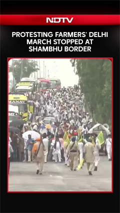 Delhi Farmers Protests | Farmers Marching To Protest India-US Trade Deal Stopped At Shambhu Border