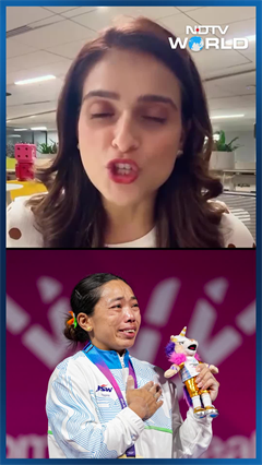 Video: Commonwealth 2026 | Mirabai Chanu Scripts Hat-Trick Of Commonwealth Games Gold Medals