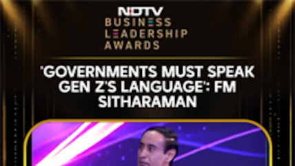 'Governments Must Speak In A Language Gen Z People Understand': Nirmala Sitharaman