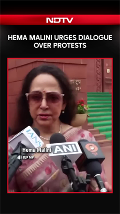 BJP MP Hema Malini Appeals For Talks Over Protests