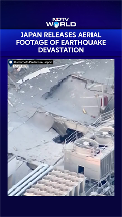 Japan Releases Aerial Footage Of Earthquake Devastation, Dozens Missing