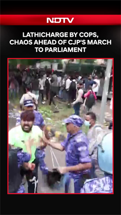 Lathicharge By Cops, Chaos Ahead Of CJP's March To Parliament