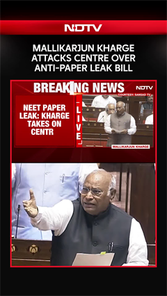 Parliament Monsoon Session | Mallikarjun Kharge Attacks Centre Over Anti-Paper Leak Bill
