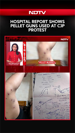 NEET Protest | 'Shards Stuck To Skin': Hospital Report Shows Pellet Wounds During CJP Protest