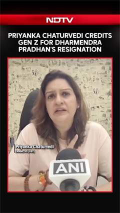 Dharmendra Pradhan | Priyanka Chaturvedi Credits Gen Z For Dharmendra Pradhan's Resignation
