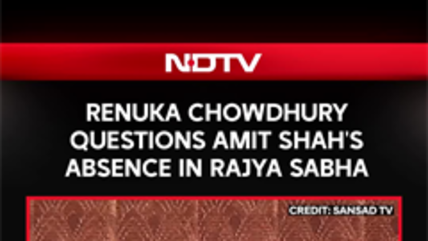 Renuka Chowdhury Questions Amit Shah's Absence In Rajya Sabha, Sparks Heated Exchange
