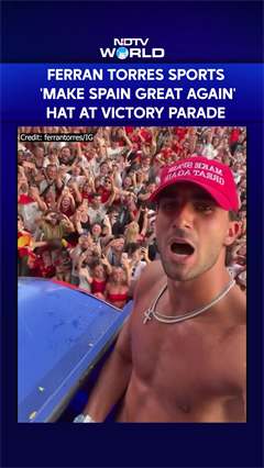 FIFA World Cup 2026 | Ferran Torres Wears &lsquo;Make Spain Great Again&rsquo; Hat At World Cup Victory Parade