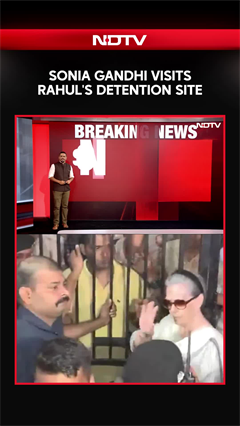 Congress Protest: Sonia Gandhi Visits Rahul's Detention Site