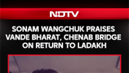 Sonam Wangchuk Praises Vande Bharat After Reaching Ladakh Back
