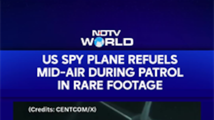 US Military Releases Rare Footage Of US Spy Plane Refuelling Mid-Air During West Asia Patrol