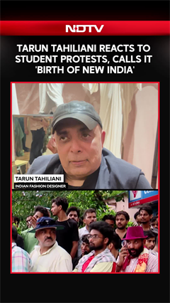Designer Tarun Tahiliani Reacts To Student Protests, Calls It 'Birth Of New India'