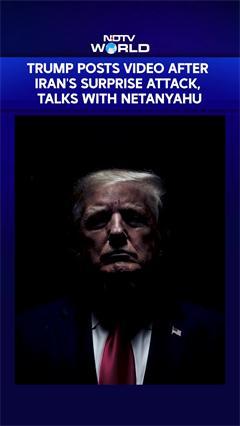 Us Iran War | 'Finish This Fight': Trump Posts Video After Iran's Surprise Attack