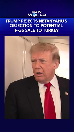 Trump Rejects Netanyahu's Objection to Potential F-35 Sale To Turkey