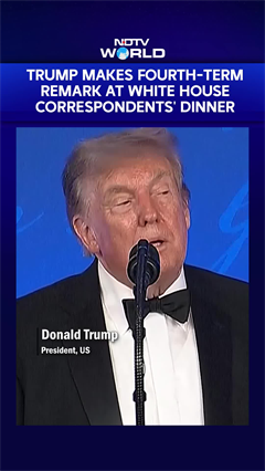 Trump Teases Fourth Term At White House Correspondents' Dinner