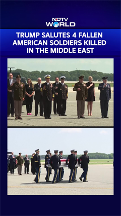 Trump Salutes Four Fallen American Soldiers Killed in Iran War