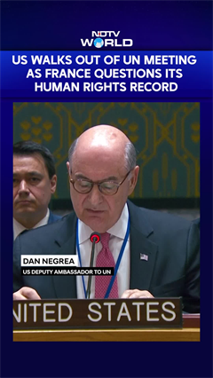 US Walks Out Of UN Meeting As France Questions Its Human Rights Record