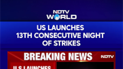 13th Nights Of Strikes: Trump Says Iran's Military 'Severely Weakened'