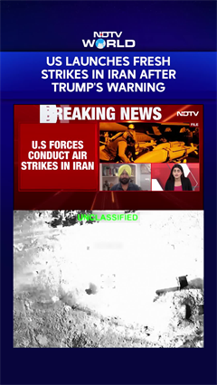 US Launches Fresh Strikes In Iran After Trump's Warning