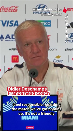 "We Dont Want To Play...": Deschamps Ahead Of 3rd Place Match Against England