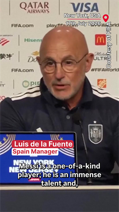 Spain Coach La Fuente Dismisses Messi-Yamal Comparisons Ahead Of Final