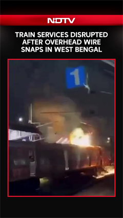 Train Services Disrupted After Overhead Wire Snaps In West Bengal&rsquo;s Dakshineswar