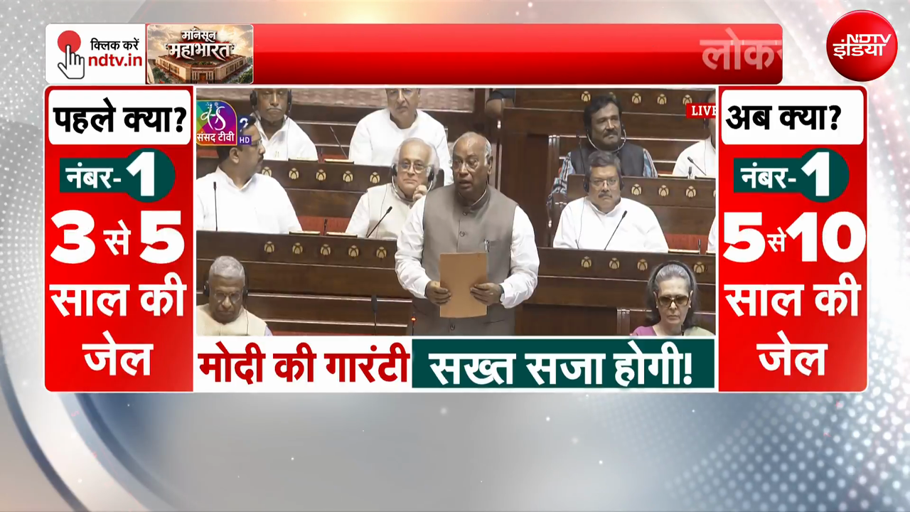 पेपर लीक बिल पर खरगे का केंद्र पर वार, कहा- संघर्ष रंग लाया और सरकार को झुकना पड़ा
