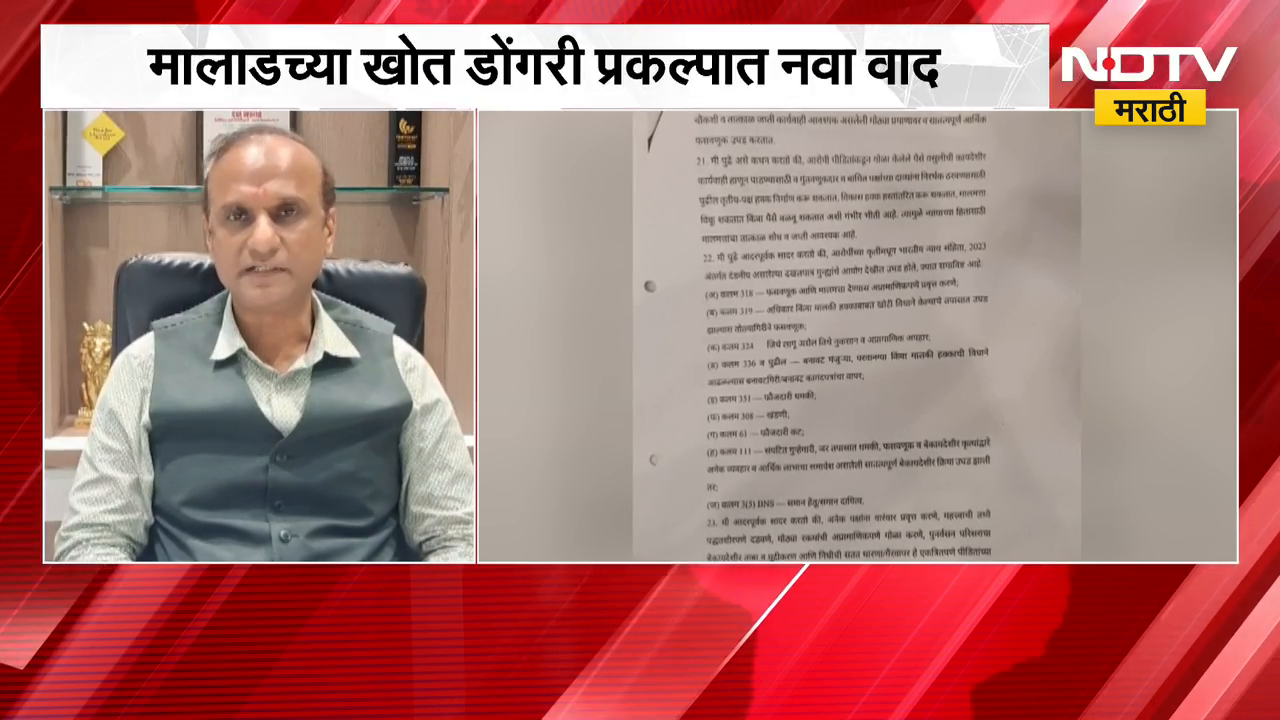 Malad Khot Dongri Project | मालाडच्या खोत डोंगरी प्रकल्पात नवा वाद