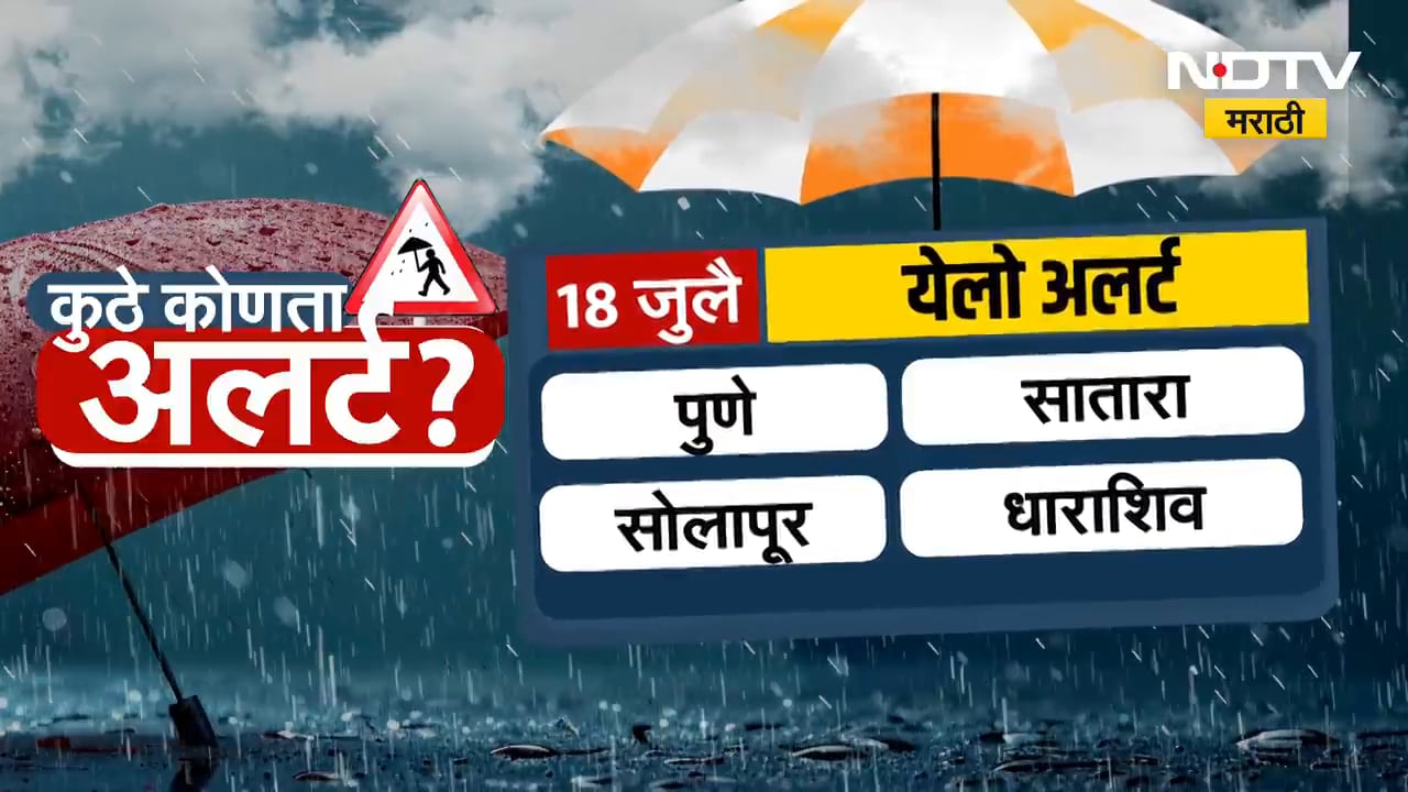 Maharashtra Rain Update | राज्यात पुन्हा कोसळधार? कोणत्या जिल्ह्याला कोणता अपडेट? | NDTV Marathi