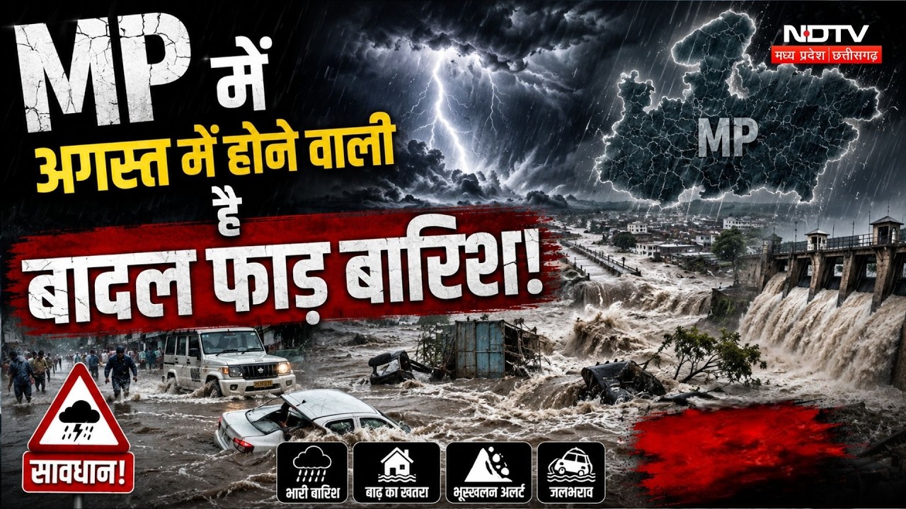 MP Monsoon Alert: MP से Chhattisgarh तक August में होने वाली है बादल फाड़ Rain!
