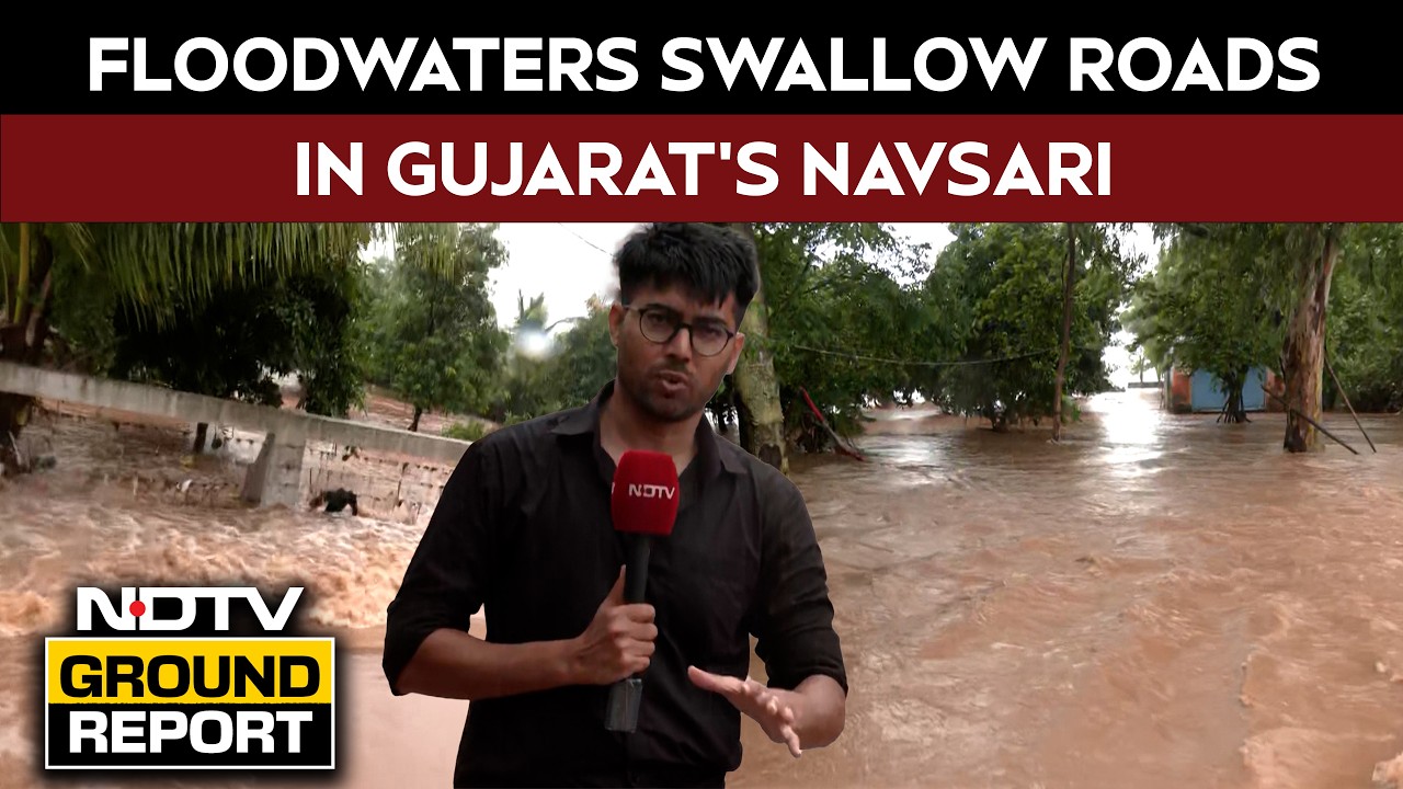 Monsoon News | Tractors Become Lifeline As Flood Swamps Gujarat's Navsari Village: Ground Report
