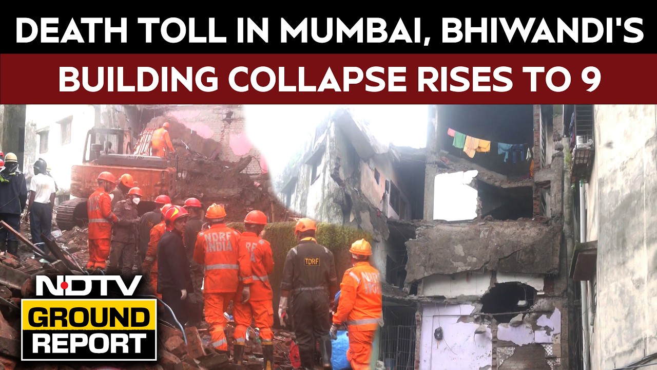 Mumbai News | Bhiwandi Building Collapse Claims 9 Lives, Rescue Operations Continue