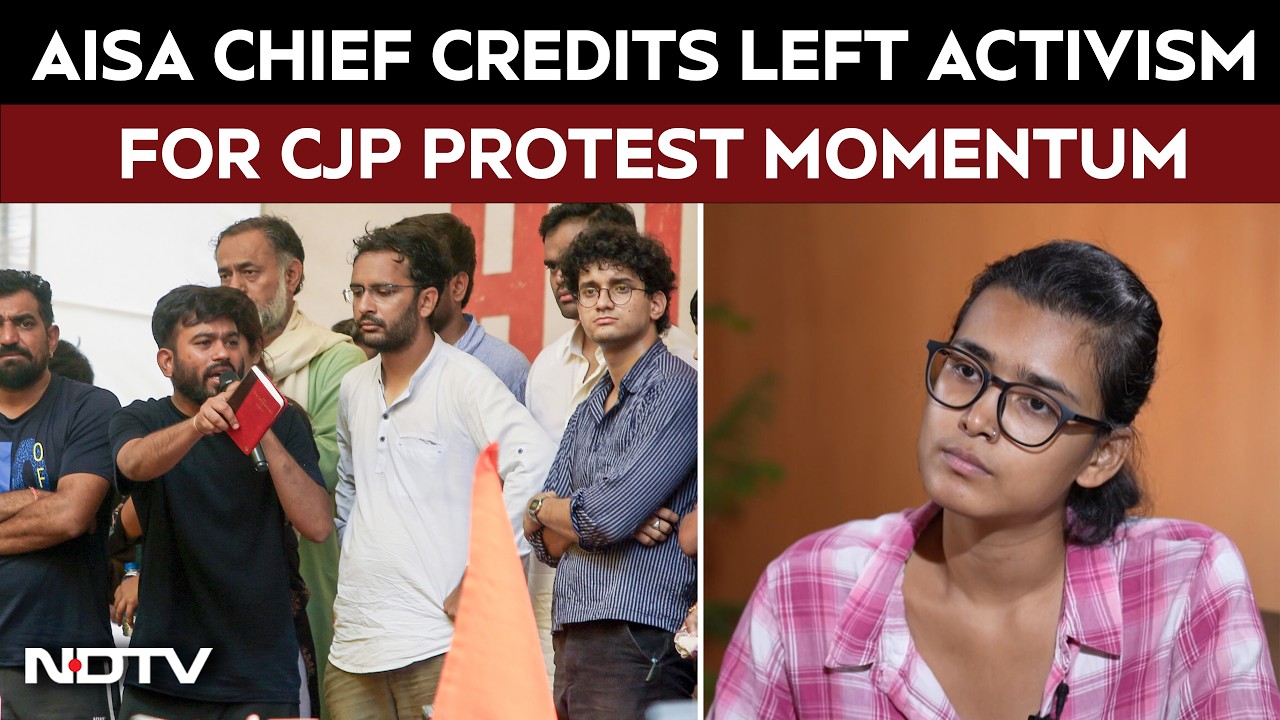 NEET Protest: AISA President Neha Bora Says CJP Protest Was A Continuation Of Left Student Struggles