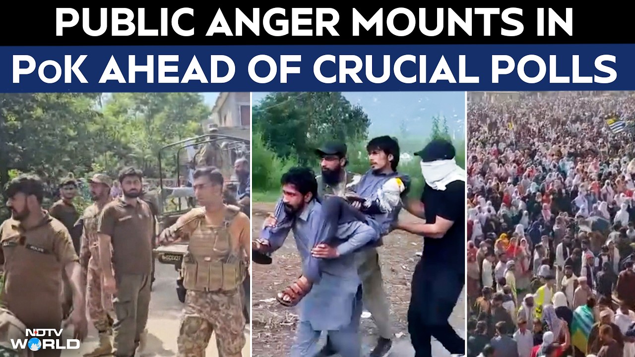 Pok Protest | PoK On Edge As Protests And Clashes Overshadow Muzaffarabad Polls