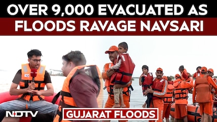 NDTV Ground Report: Floodwaters Swallow Roads In Gujarat's Navsari