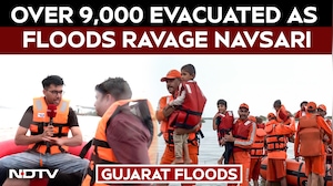 NDTV Ground Report: Floodwaters Swallow Roads In Gujarat's Navsari