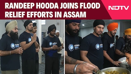 Assam Floods | Randeep Hooda Distributes Relief To Flood Victims In Assam