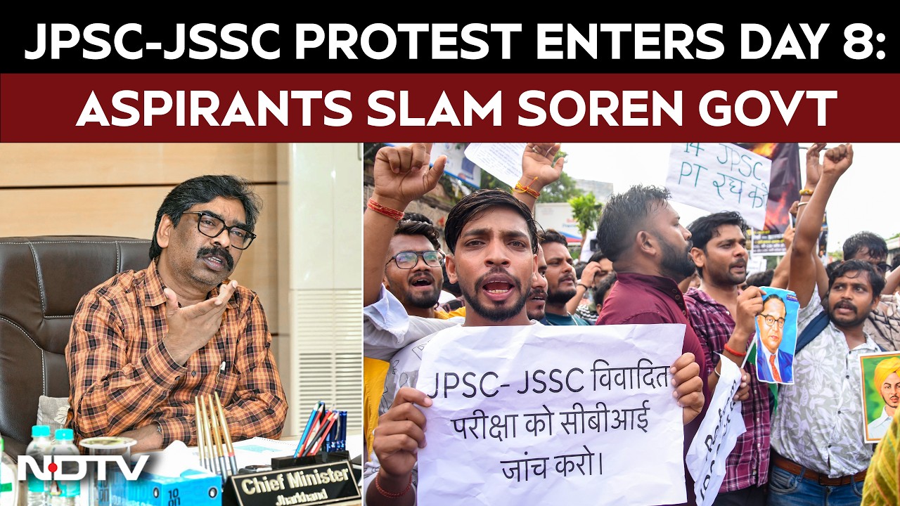 JPSC-JSSC Protest: Jharkhand Aspirants Demand CBI Probe In Paper Leak Case
