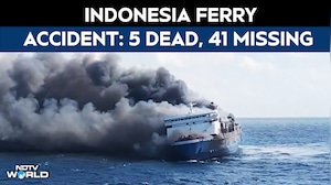 Indonesia Ferry Accident | 5 Dead, 41 Missing After Ferry Carrying 271 Catches Fire In Indonesia