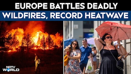 Europe's Wildfire And Heatwave Crisis Forces Over 330,000 To Evacuate As Rivers Reach Historic Lows