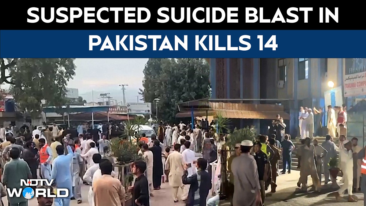 Pakistan News | Suspected Suicide Blast Kills 14 Outside Police Station In Khyber Pakhtunkhwa