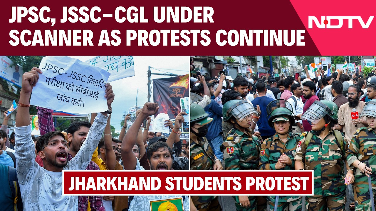 Jharkhand Students Intensify Protest, Demand CBI Probe Into JPSC And JSSC-CGL Recruitment Exams