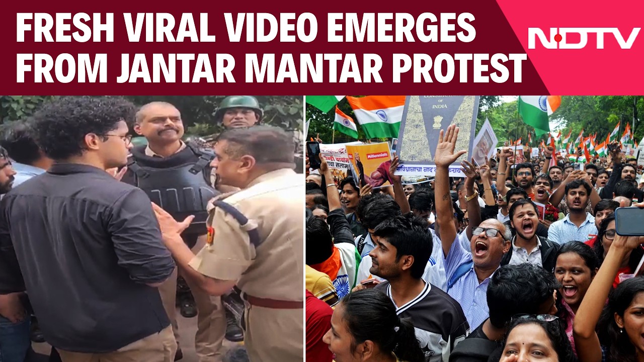 New Viral Video Shows Delhi Police Warning CJP Leaders Over Crowd Control At Jantar Mantar Protest
