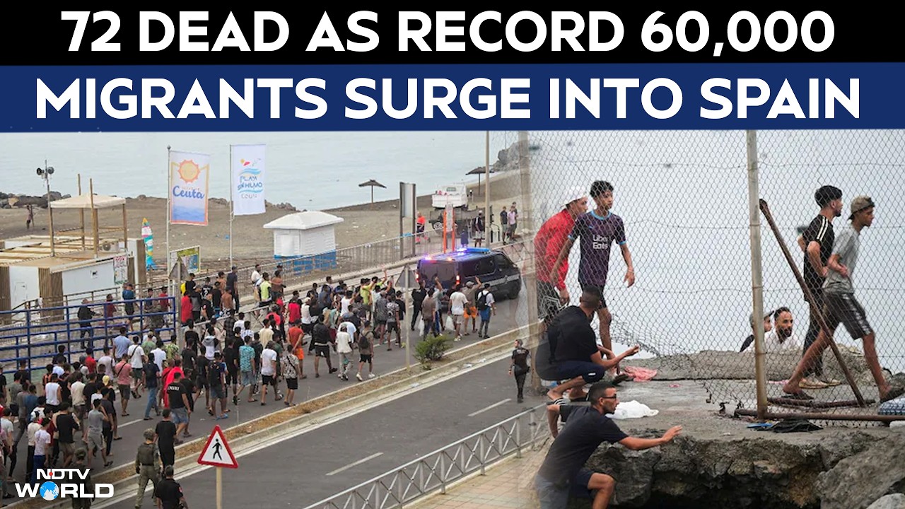 72 Dead As Record 60,000 Migrants Surge Into Spain's Ceuta
