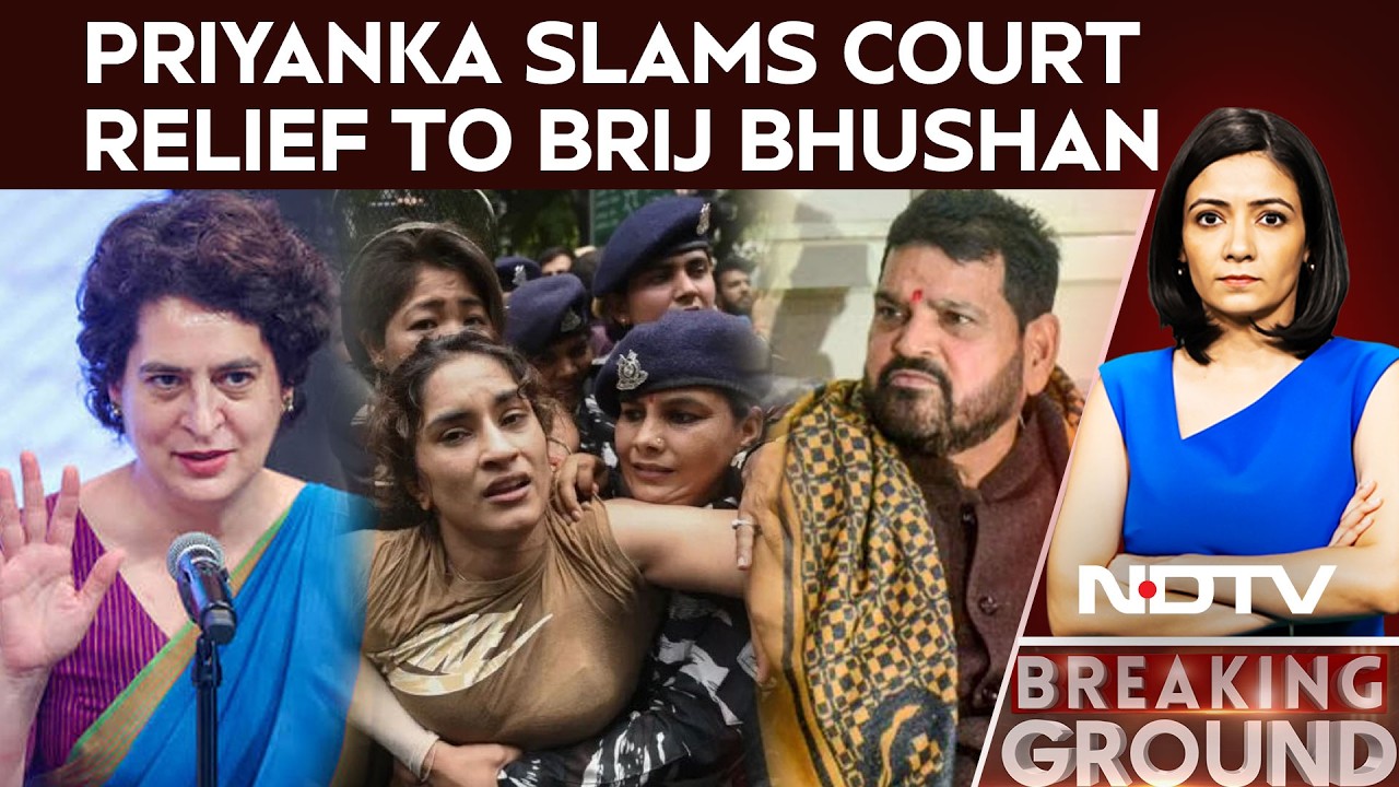 Priyanka Gandhi Slams Court Relief To Brij Bhushan In Harassment Case