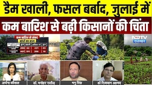 Rajasthan Monsoon: July में कम बारिश ने बढ़ाई टेंशन, डैम सूखे और किसान परेशान | Rainfall Deficit